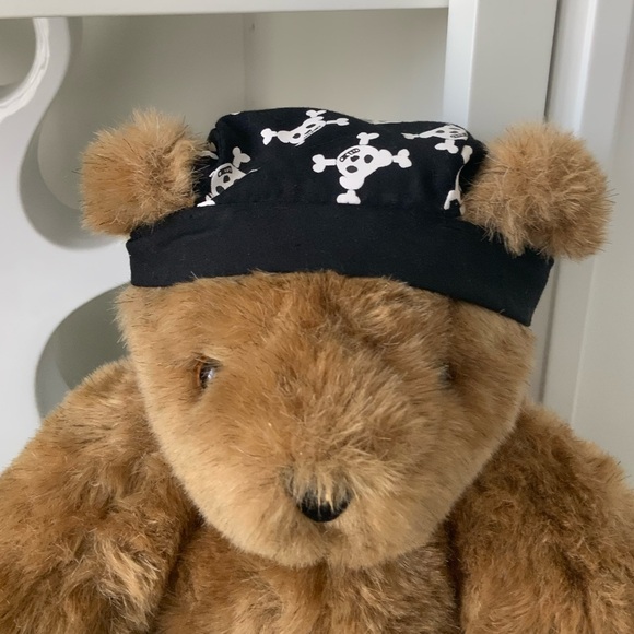 Vintage 2010 Biker VERMONT TEDDY BEAR Authentic Made in Vermont 15 Inches EUC - Picture 4 of 16
